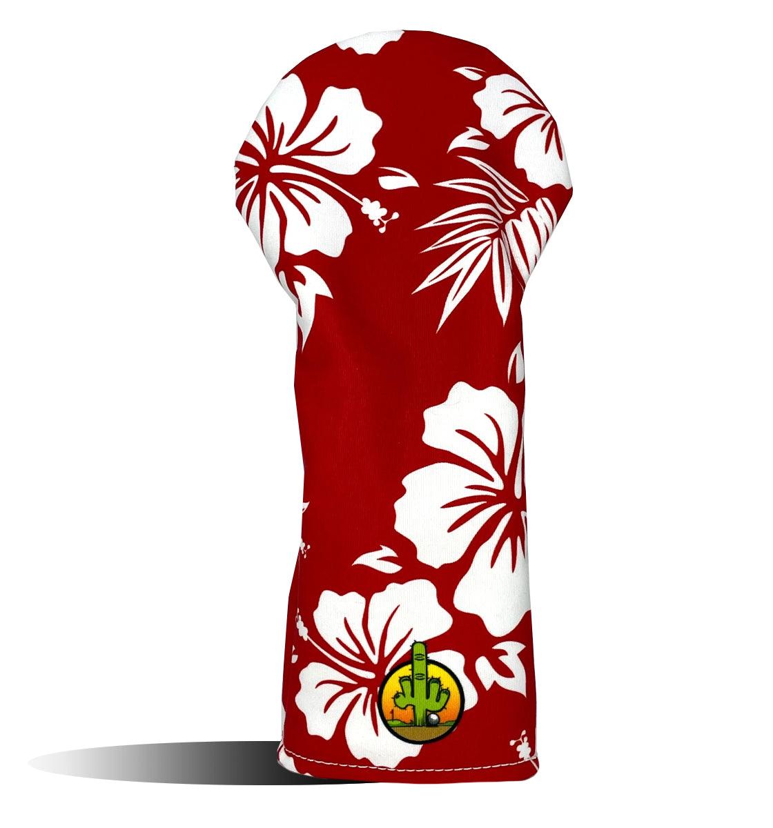 Golf Headcovers - Red Hawaiian Shirt - Fairway Wood - Wear It Golf