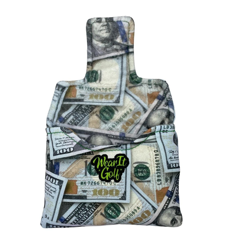 Mallet Putter Cover - Golf Headcovers - $100 Stacked Money  - Wear It Golf