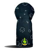 Driver Headcover - Golf Club Cover -  Asteroids Cosmos Video Game   - Wear It Golf