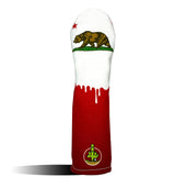 Hybrid Headcover - Golf Club Cover -  California Flag Drip - Wear It Golf