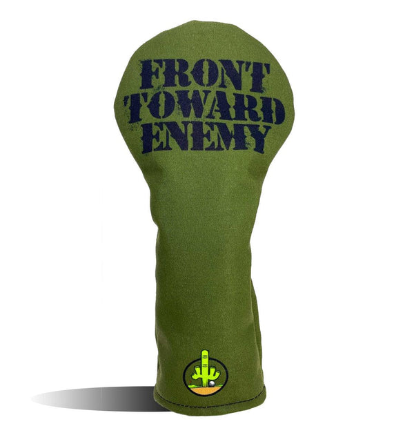 Fairway Wood Headcover - Golf Club Cover -  Front Toward Enemy Claymore  - Wear It Golf