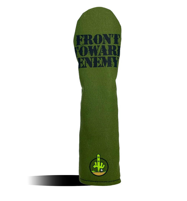 Hybrid Headcover - Golf Club Cover -  Front Toward Enemy Claymore  - Wear It Golf