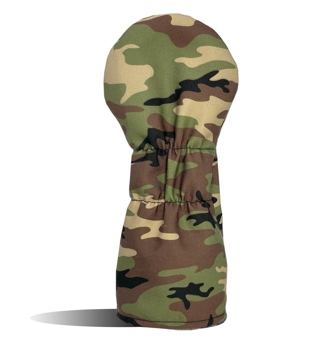 Invitational Edition Waxed Canvas golf headcover in Camo Driver