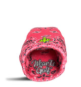 Hybrid Headcover - Golf Club Cover - Pink Bandana - Wear It Golf