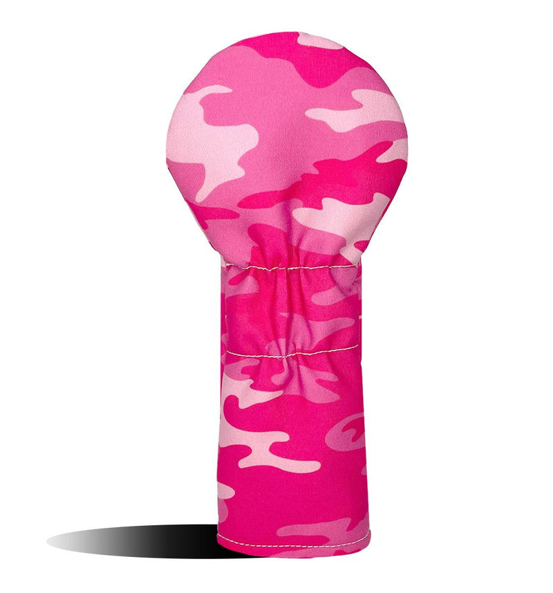 Fairway Wood Headcover - Golf Club Cover - Pink Camo Camouflage - Wear It Golf
