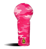 Fairway Wood Headcover - Golf Club Cover - Pink Camo Camouflage - Wear It Golf