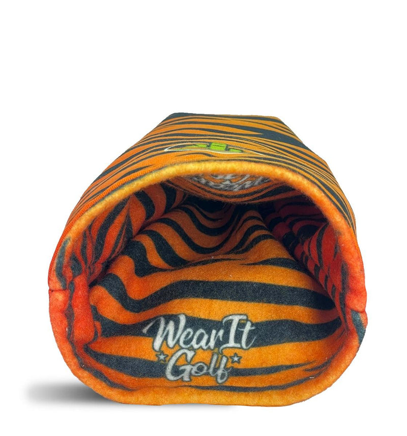 Driver Headcover - Golf Club Cover -  Tiger Stripes Big Cat  - Wear It Golf