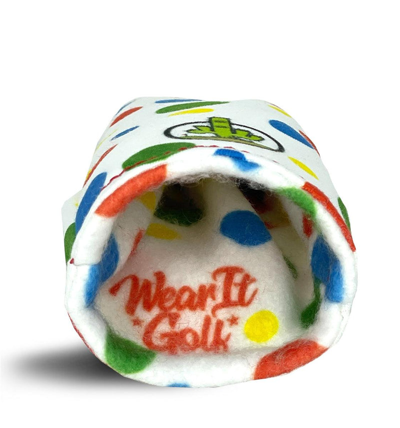 Hybrid Headcover - Golf Club Cover -  Twister Polka Dots