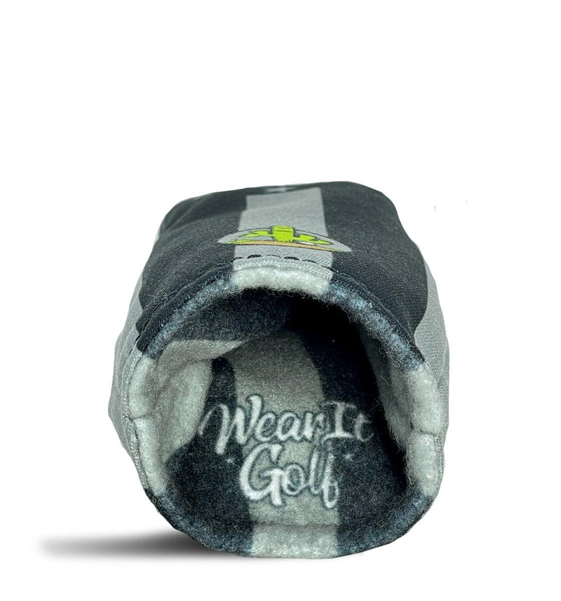 Hybrid Headcover - Golf Club Cover -  USA FLAG Black Grey Undefeated  - Wear It Golf
