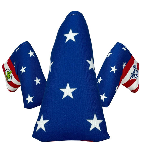 Blade Putter Cover - Golf Headcovers - Undefeated USA Flag  - Wear It Golf