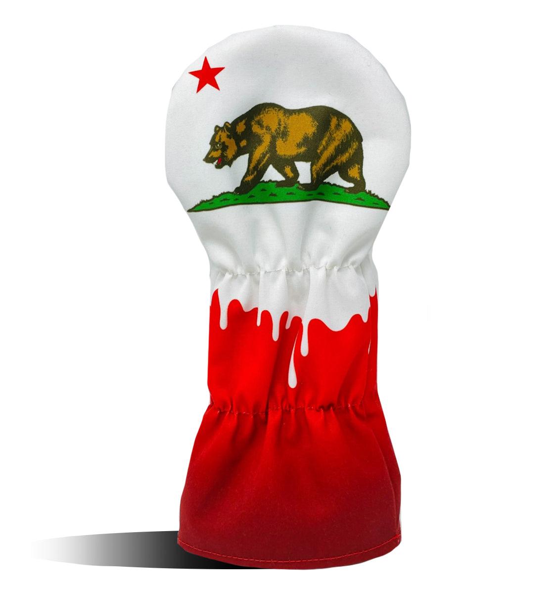 Golf Headcovers - California State Flag Drip - Driver - Wear It Golf