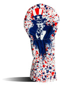 Driver Headcover - Golf Club Cover - Uncle Sam USA Splatter